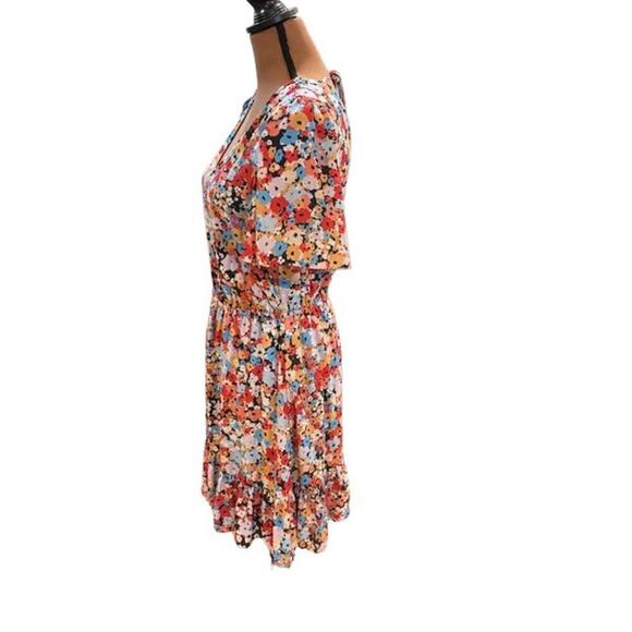 Rebecca Minkoff “Sorcha” Floral Deep-V Mini Dress – Size XS - Picture 6 of 12